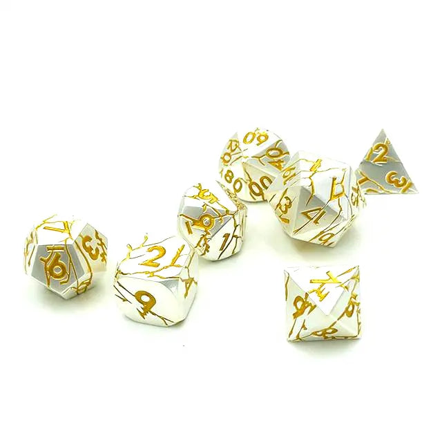 Cracked Silver/Yellow