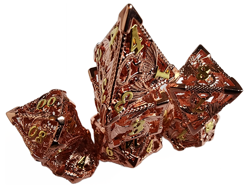 Hollow Dragon Rose Gold/Gold