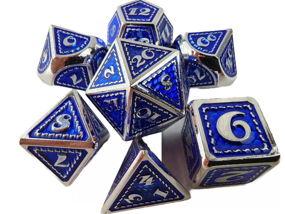 Scaled Blue/Silver