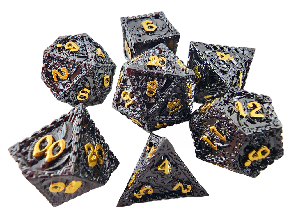 Caged Dragon Gold/Black