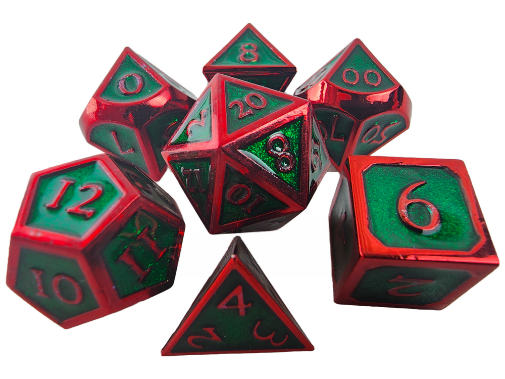 Metal Green/Red