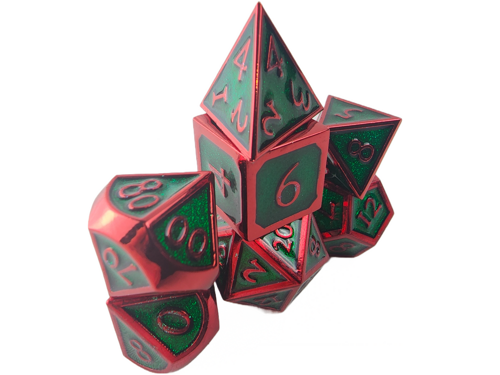 Metal Green/Red