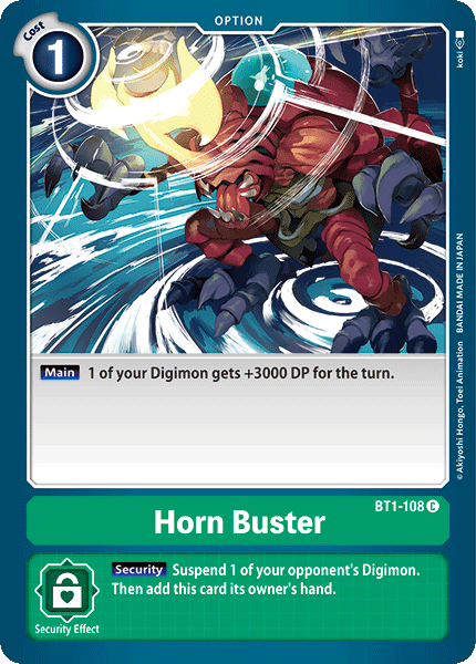 Horn Buster [BT1-108] [Release Special Booster Ver.1.0]