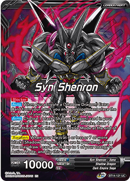 Syn Shenron // Syn Shenron, Resonance of Shadow (BT14-121) [Cross Spirits]